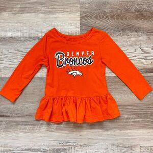 NFL Denver Broncos Kids Orange Long Sleeve Shirt